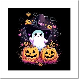 pumpkin boo Posters and Art